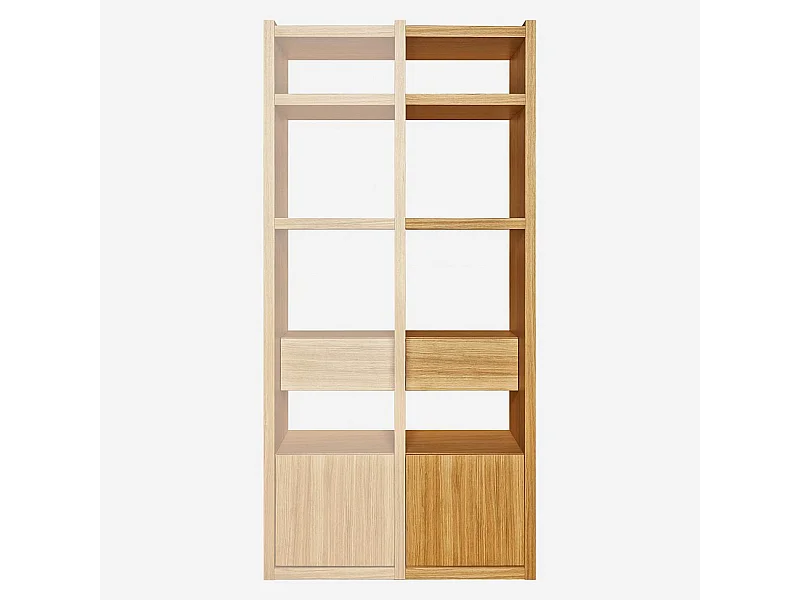 Habitat - Extension petit modèle pour bibliothèque en chêne - Design by Hélèna Pille - Genna