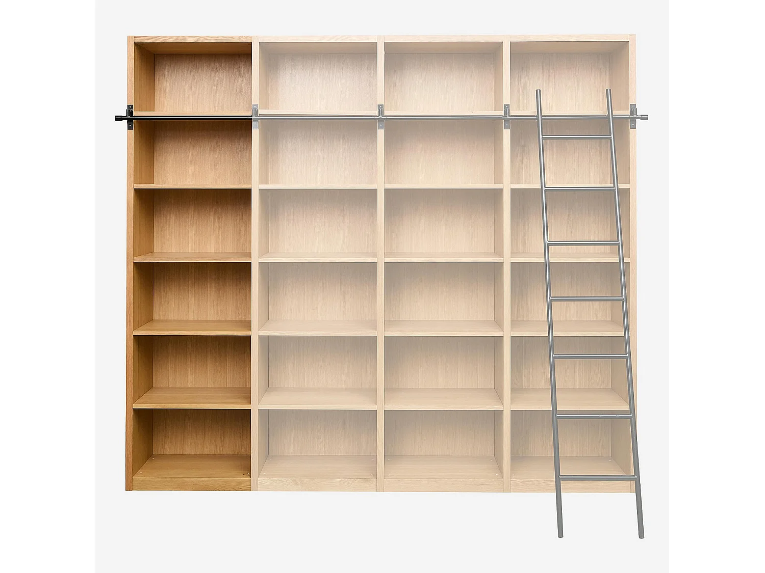 Habitat - Extension de bibliothèque en chêne - Naturel - Design by Hélèna Pille - Camus