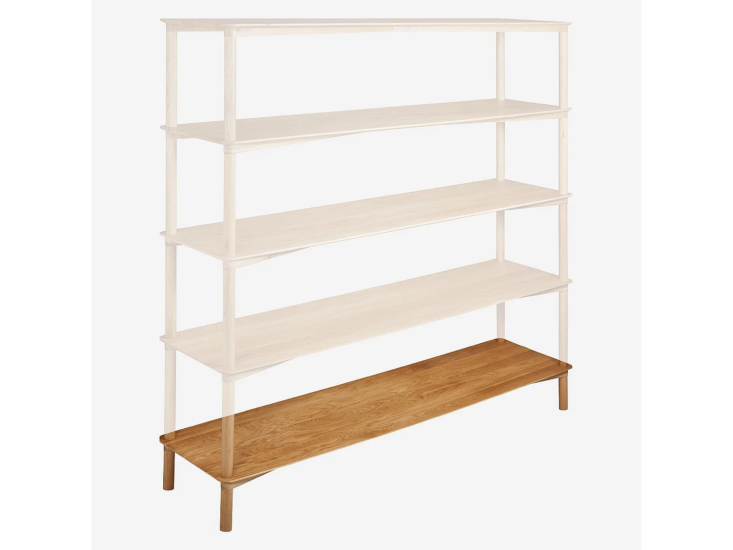 Habitat - Etagère d'extension grise - Callahan