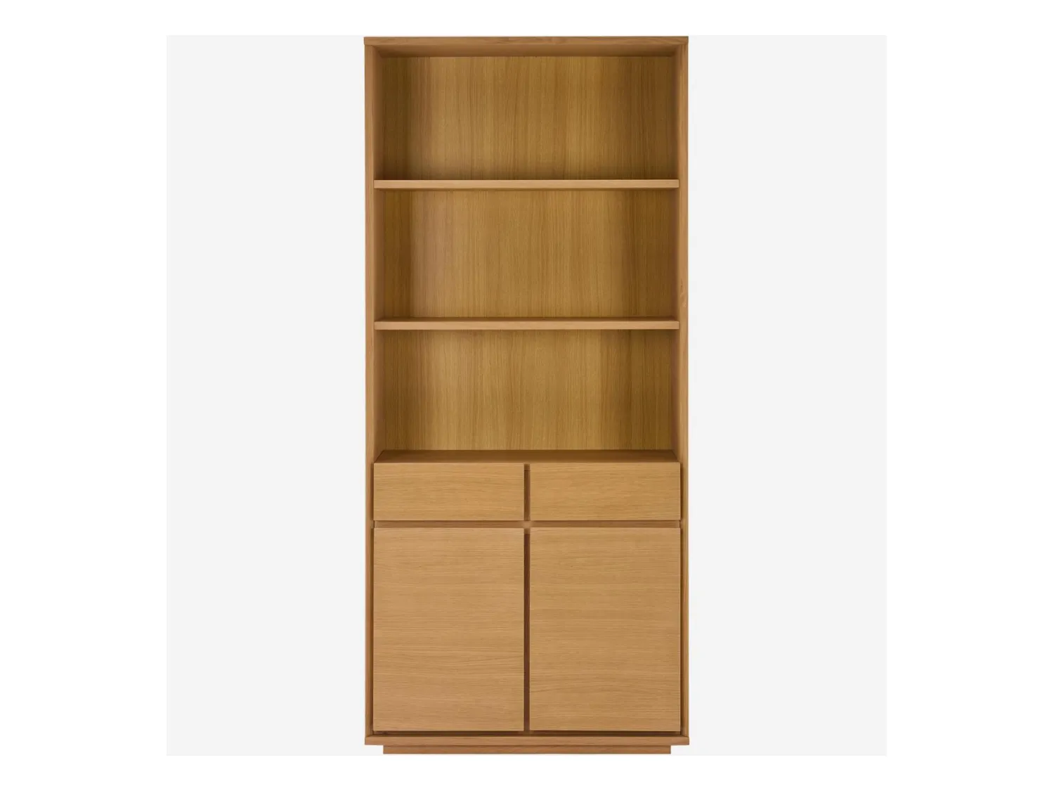 Habitat - Bibliothèque en chêne - Naturel - Hazo