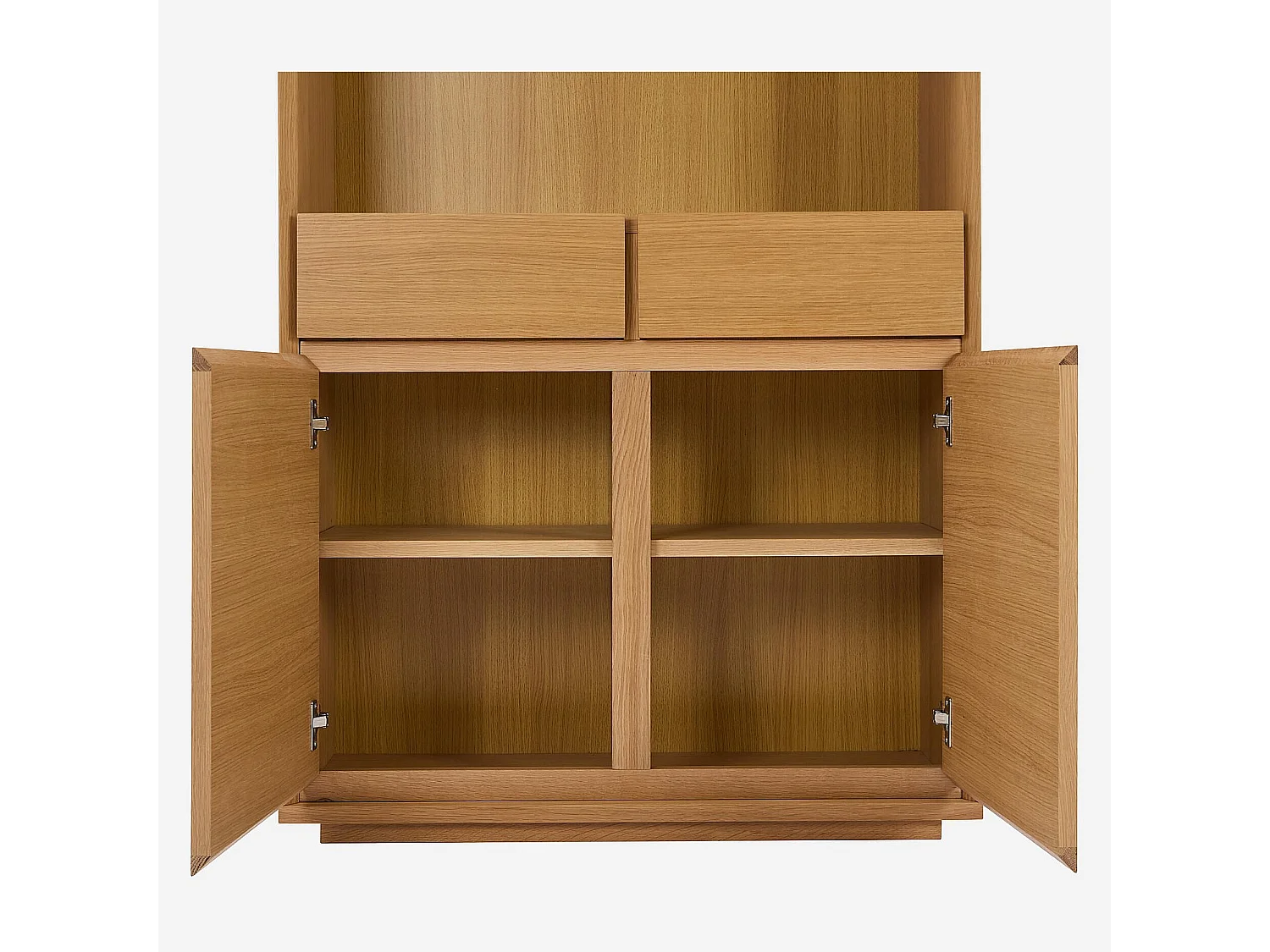 Habitat - Bibliothèque en chêne - Naturel - Hazo