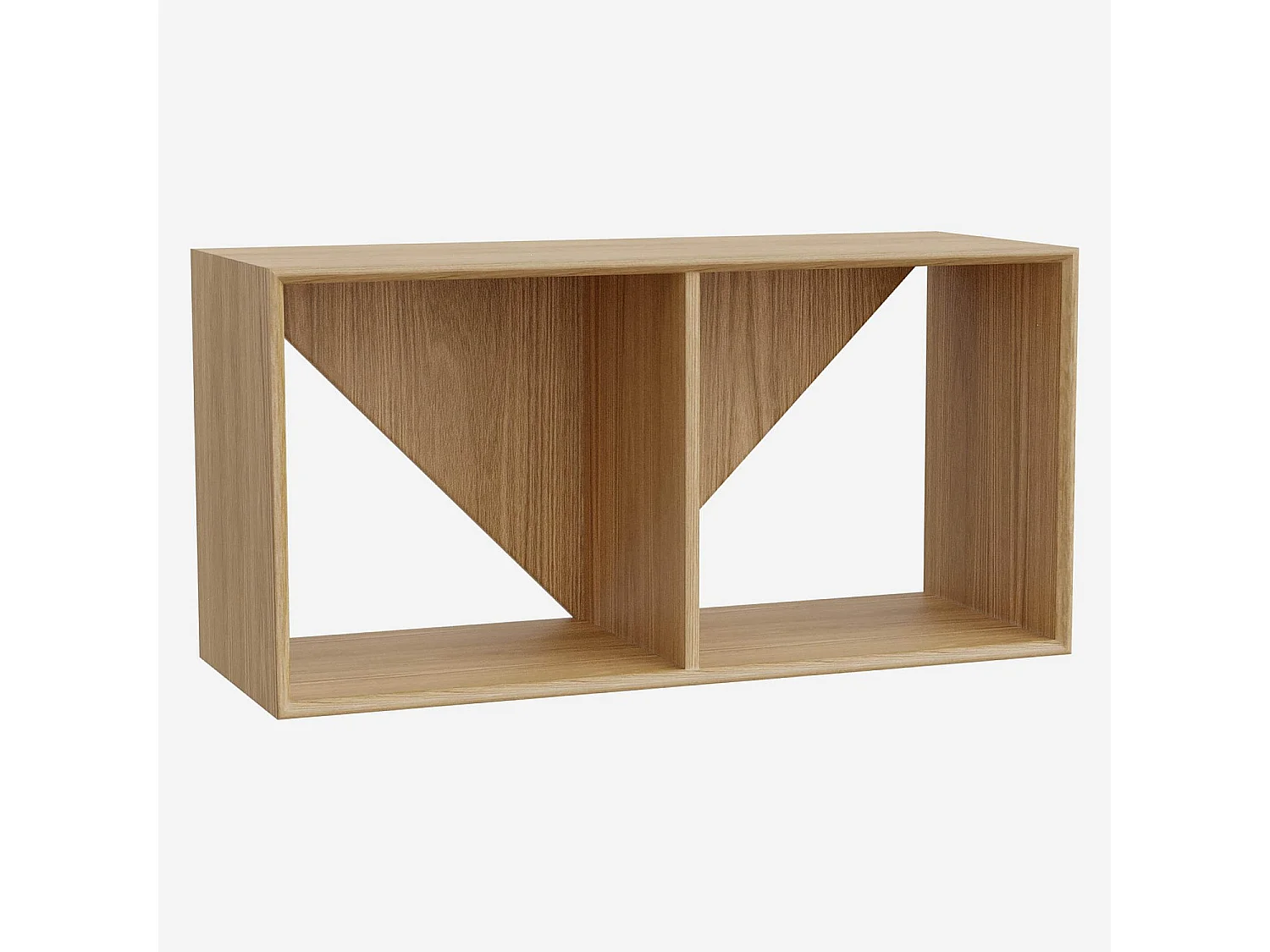 Habitat - Etagère modulable avec fond en triangle - 2 casiers - Design by Marie Matsuura - Uvy