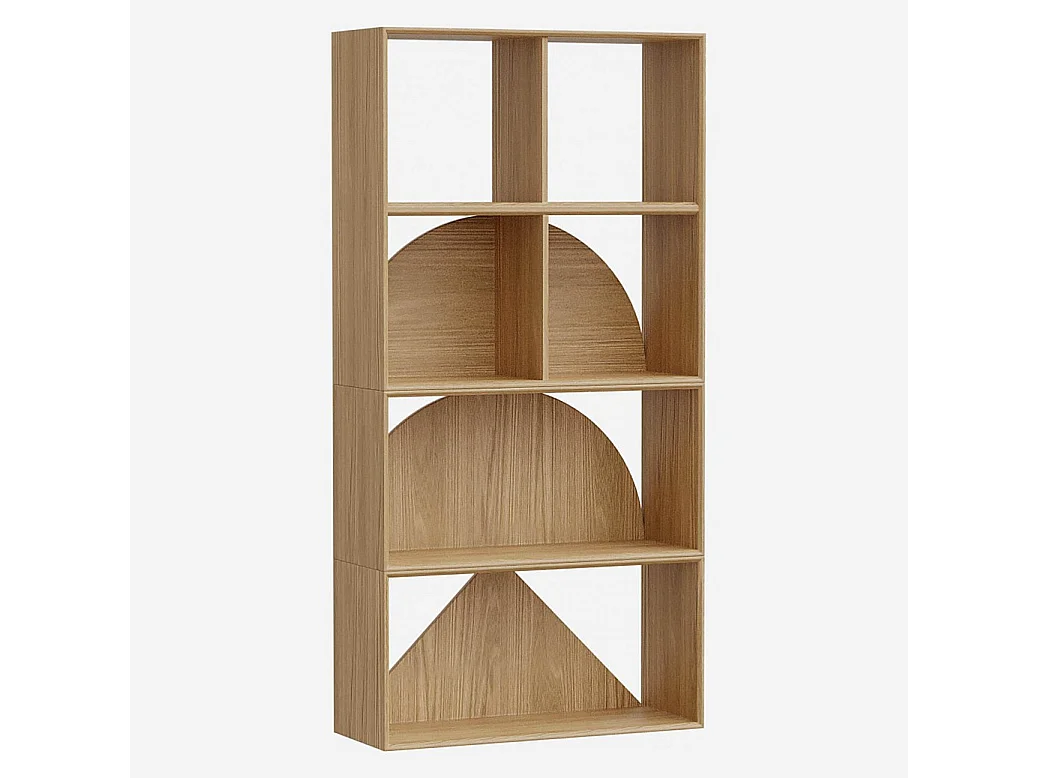 Habitat - Etagère modulable avec fond en triangle - 2 casiers - Design by Marie Matsuura - Uvy