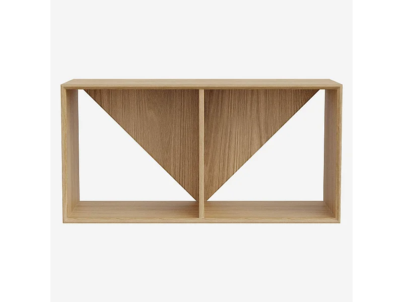 Habitat - Etagère modulable avec fond en triangle - 2 casiers - Design by Marie Matsuura - Uvy