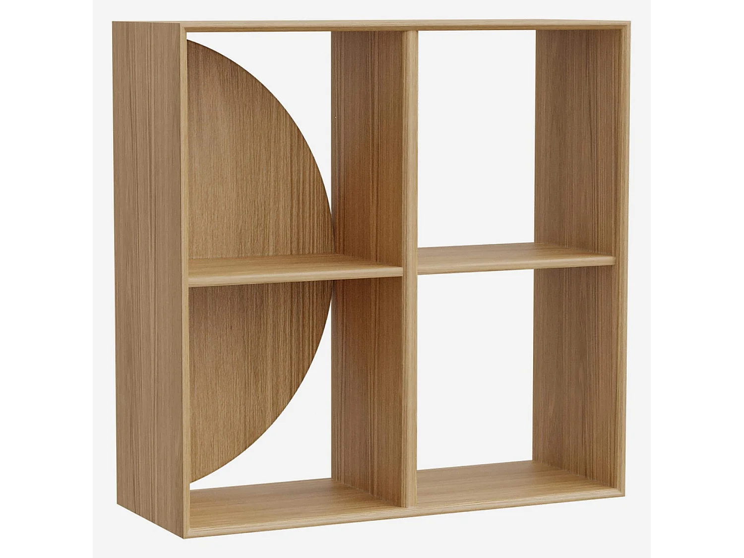 Habitat - Etagère modulable avec fond en demi-lune - 4 casiers - Design by Marie Matsuura - Uvy