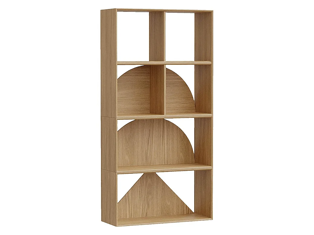 Habitat - Etagère modulable avec fond en demi-lune - 4 casiers - Design by Marie Matsuura - Uvy