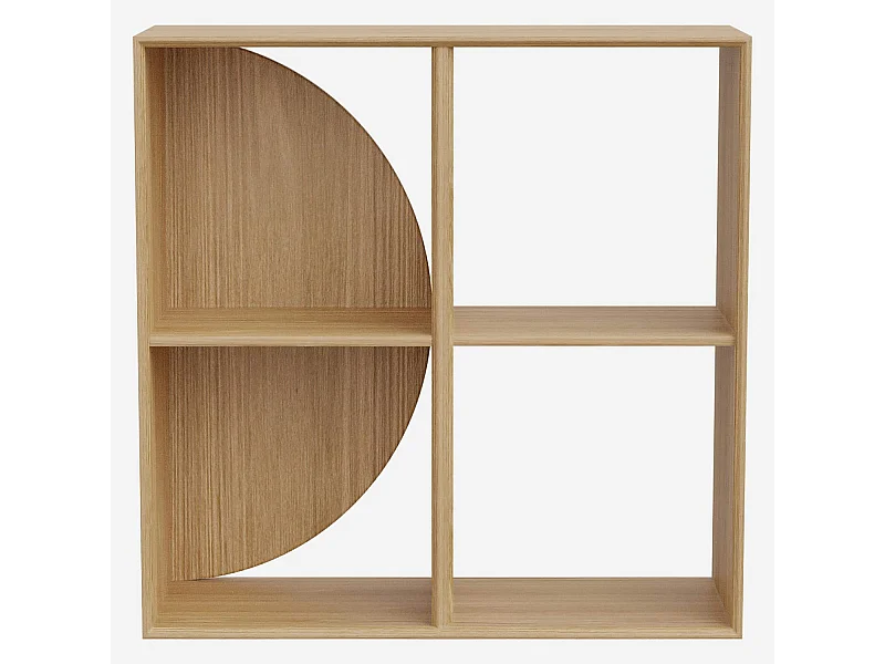 Habitat - Etagère modulable avec fond en demi-lune - 4 casiers - Design by Marie Matsuura - Uvy