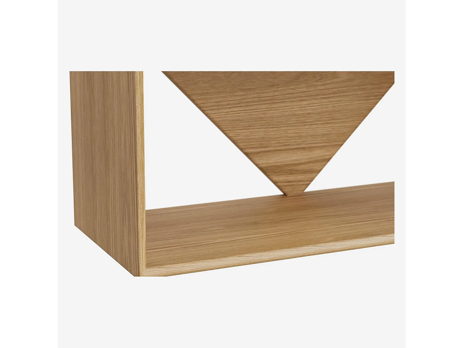 Habitat - Etagère modulable avec fond en triangle - 1 casier -  Design by Marie Matsuura - Uvy