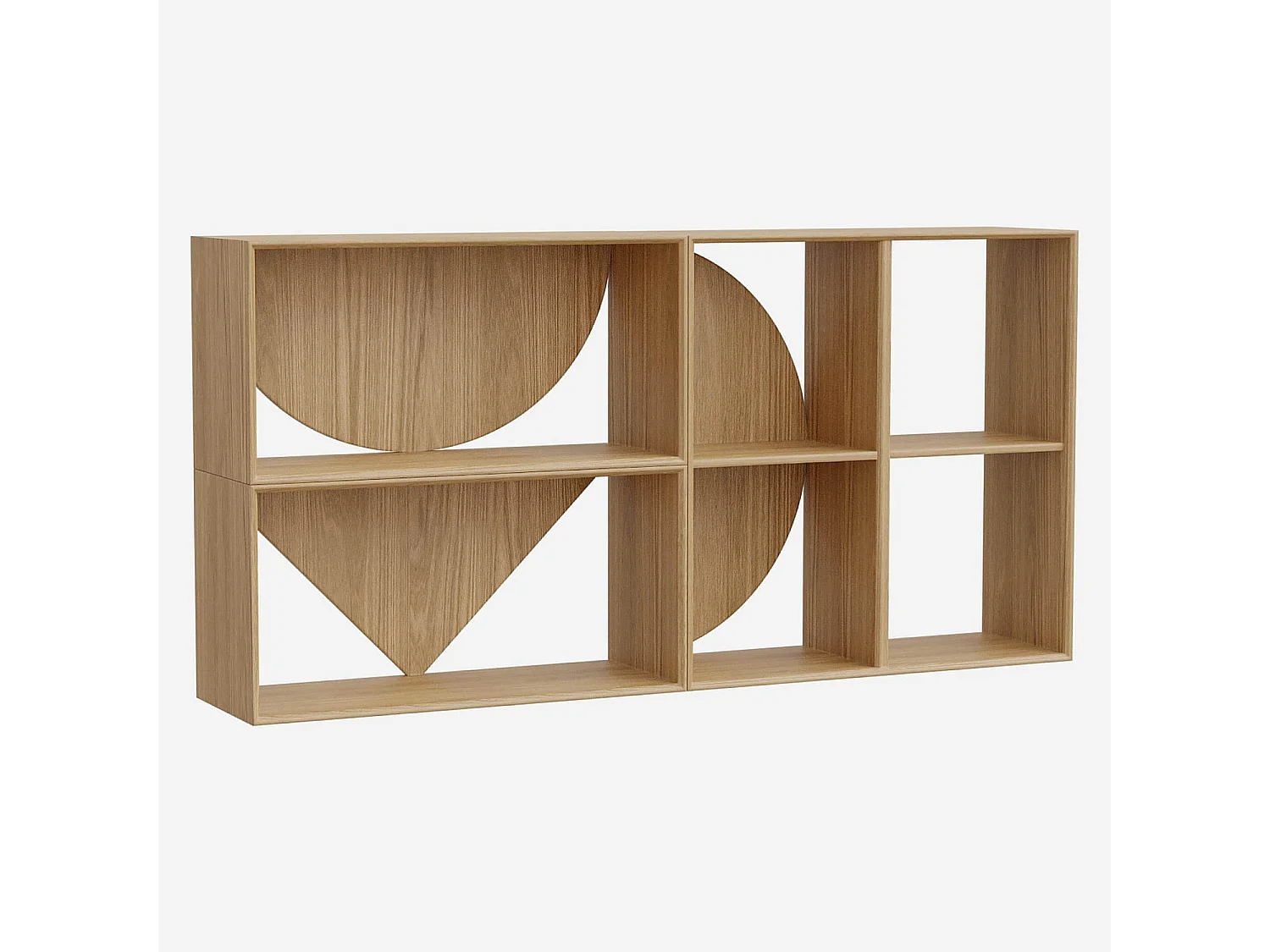 Habitat - Etagère modulable avec fond en triangle - 1 casier -  Design by Marie Matsuura - Uvy