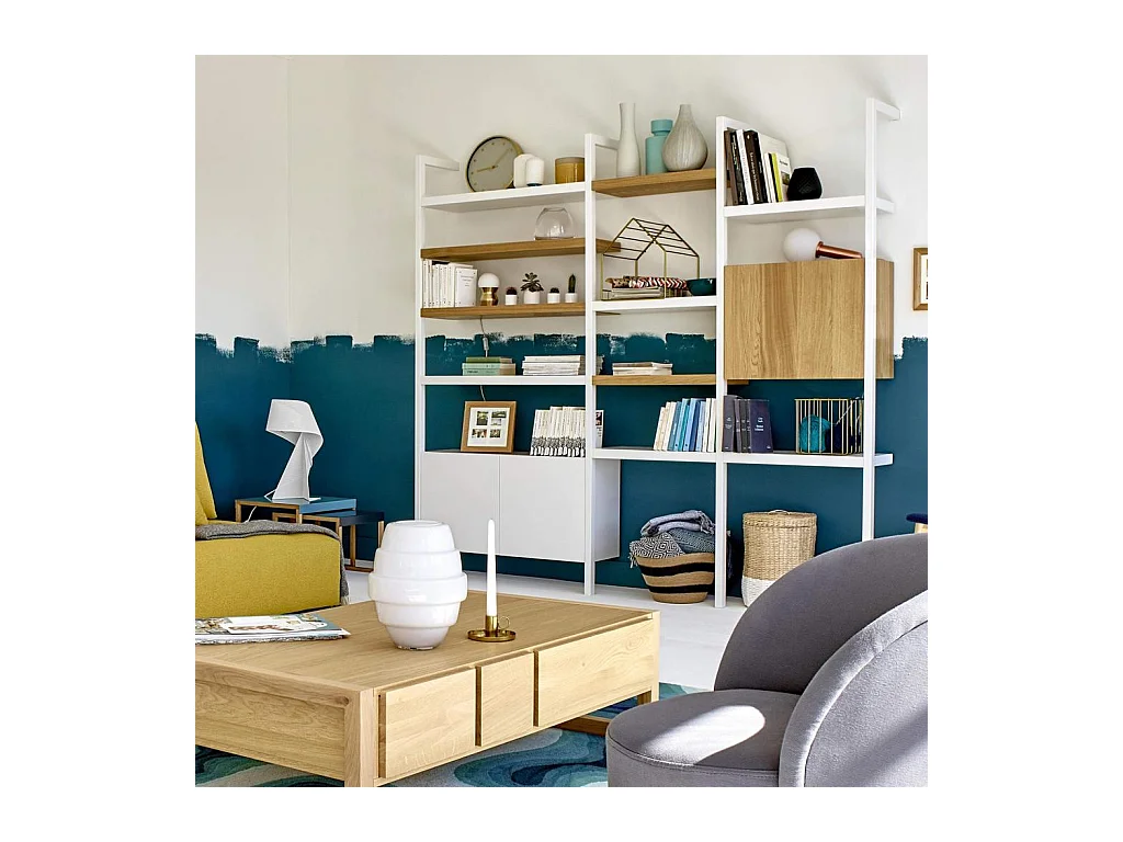 Habitat - Caisson pour rangement modulaire – 60 cm - Blanc - Design by Terence Woodgate - Influence