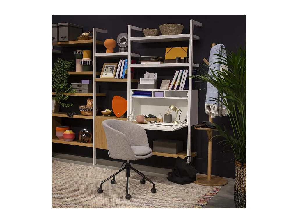 Habitat - Bureau à suspendre en bois laqué - Blanc - Design by Terence Woodgate - Influence