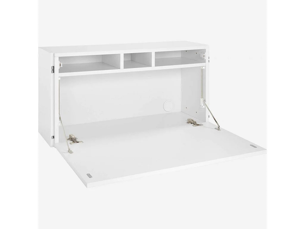 Habitat - Bureau à suspendre en bois laqué - Blanc - Design by Terence Woodgate - Influence