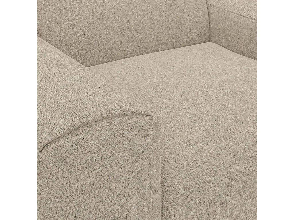 Habitat - Fauteuil en tissu Lucca - Blanc mastic - Posada