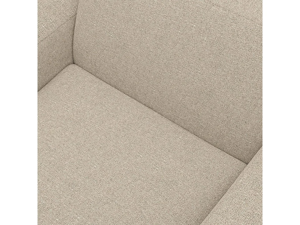 Habitat - Fauteuil en tissu Lucca - Blanc mastic - Posada