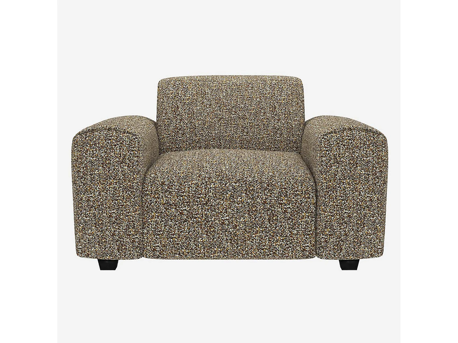 Habitat - Fauteuil en tissu Venezia - Vert lichen - Posada