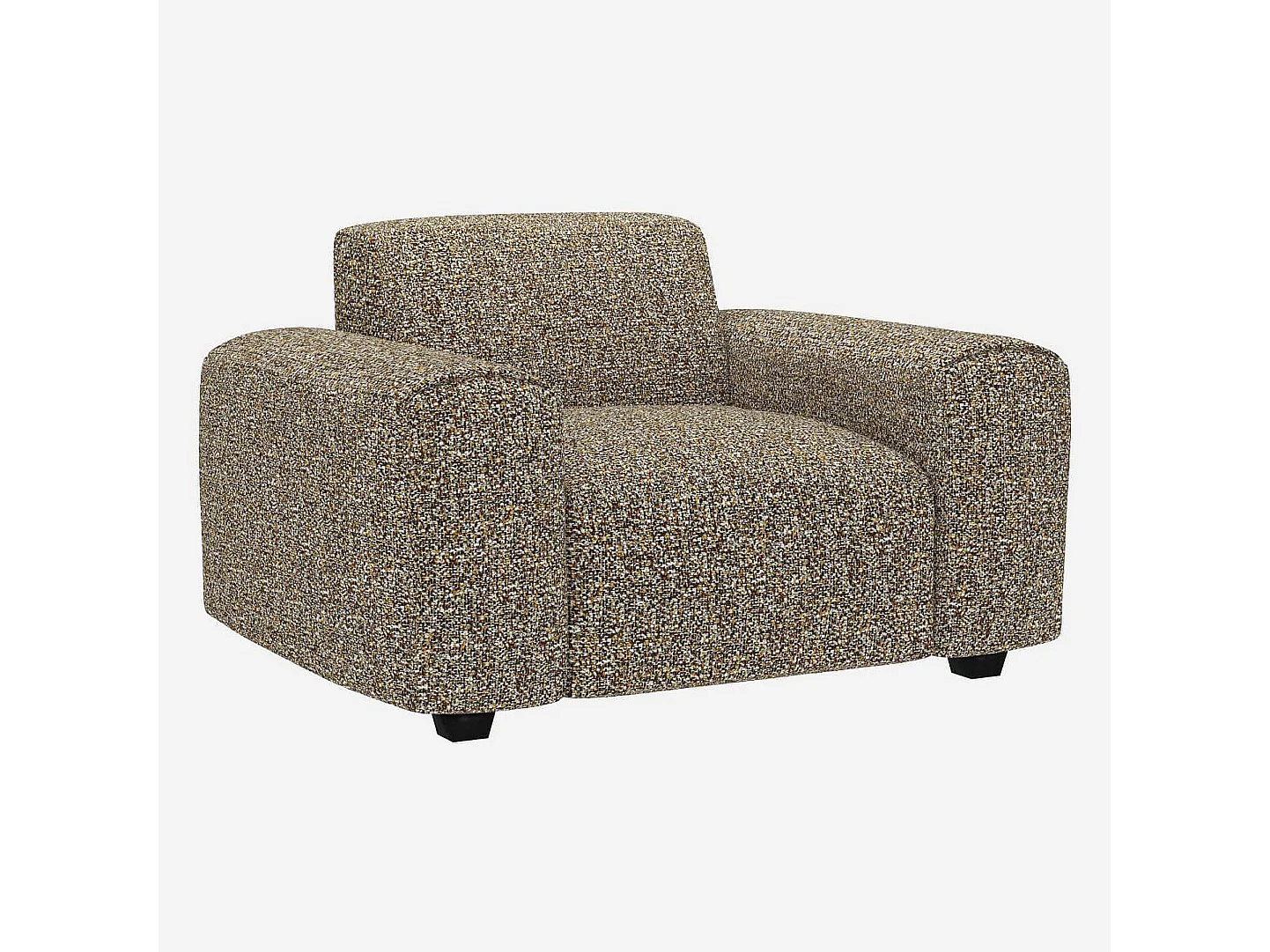 Habitat - Fauteuil en tissu Venezia - Vert lichen - Posada