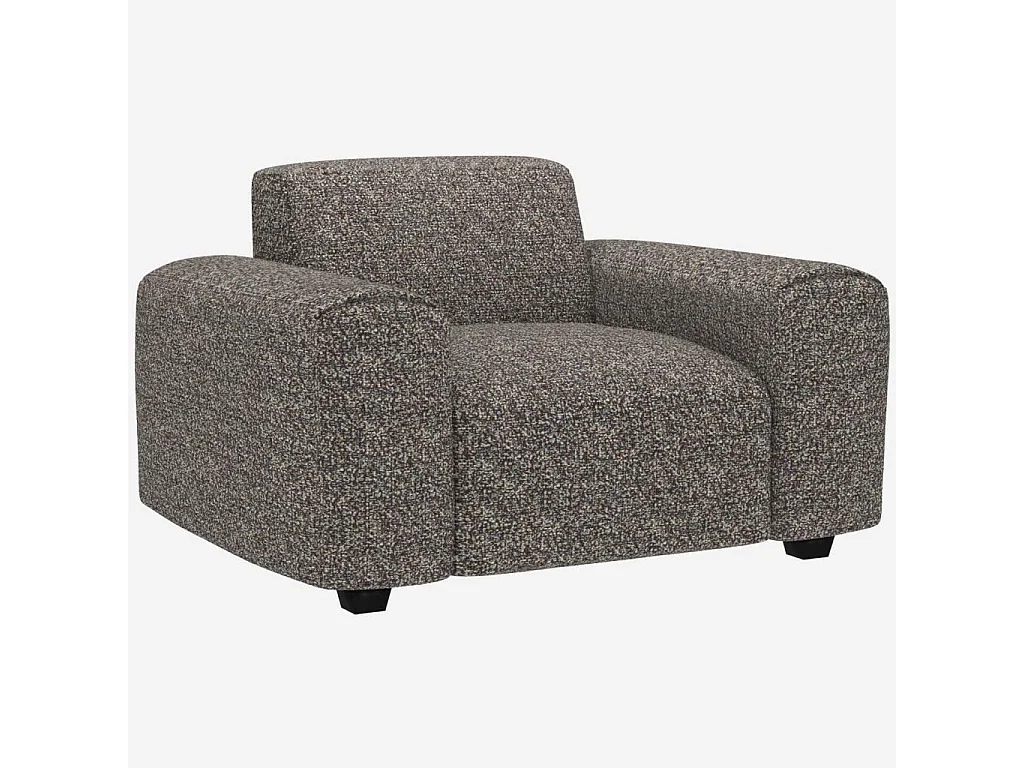 Habitat - Fauteuil en tissu Venezia - Bleu zingué - Posada