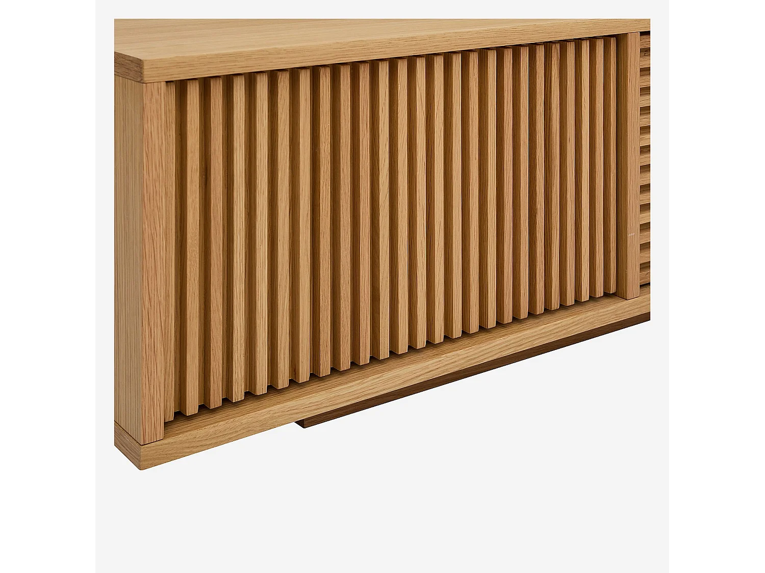 Habitat - Meuble TV en chêne - Naturel - Max