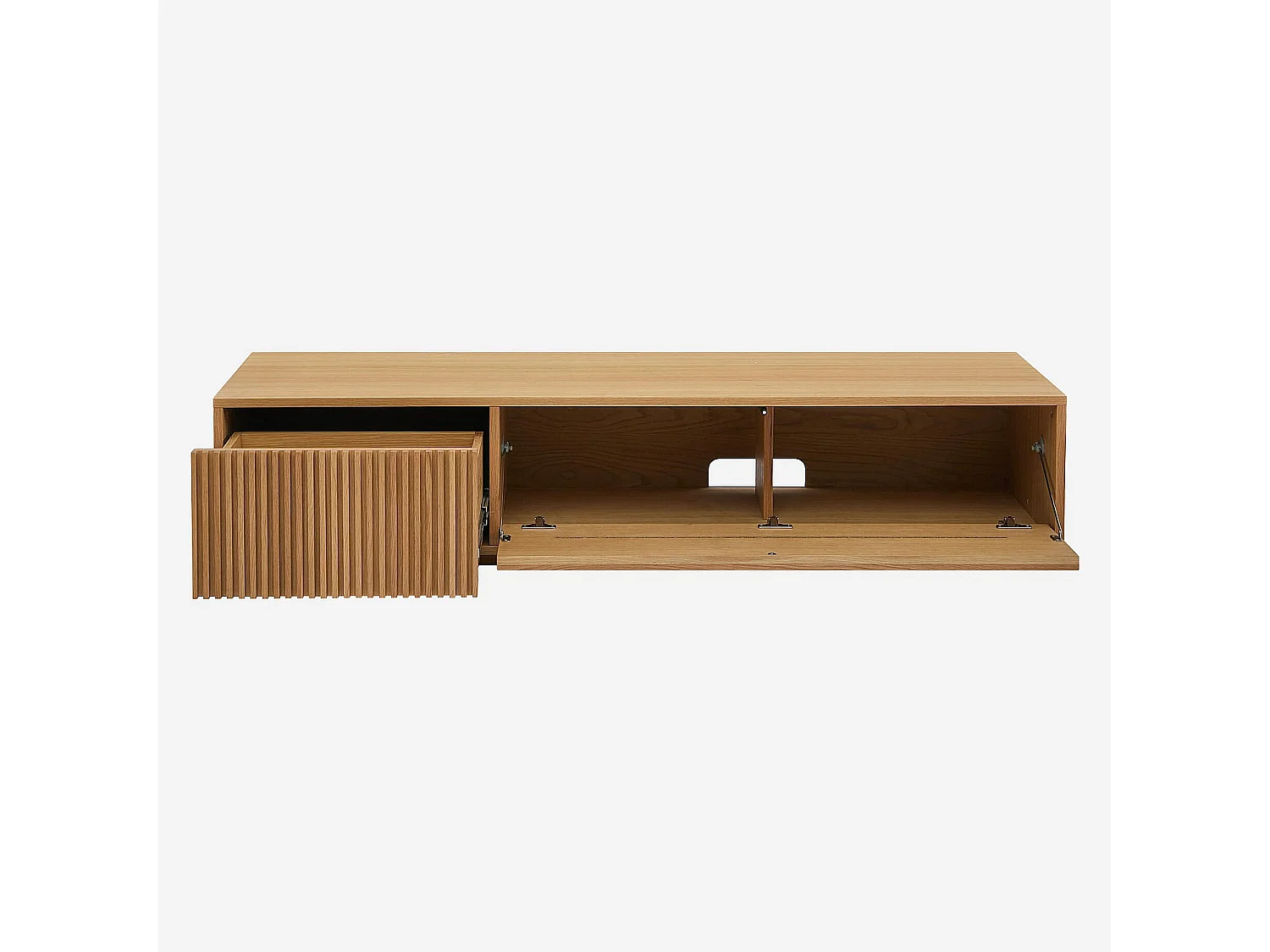 Habitat - Meuble TV en chêne - Naturel - Max