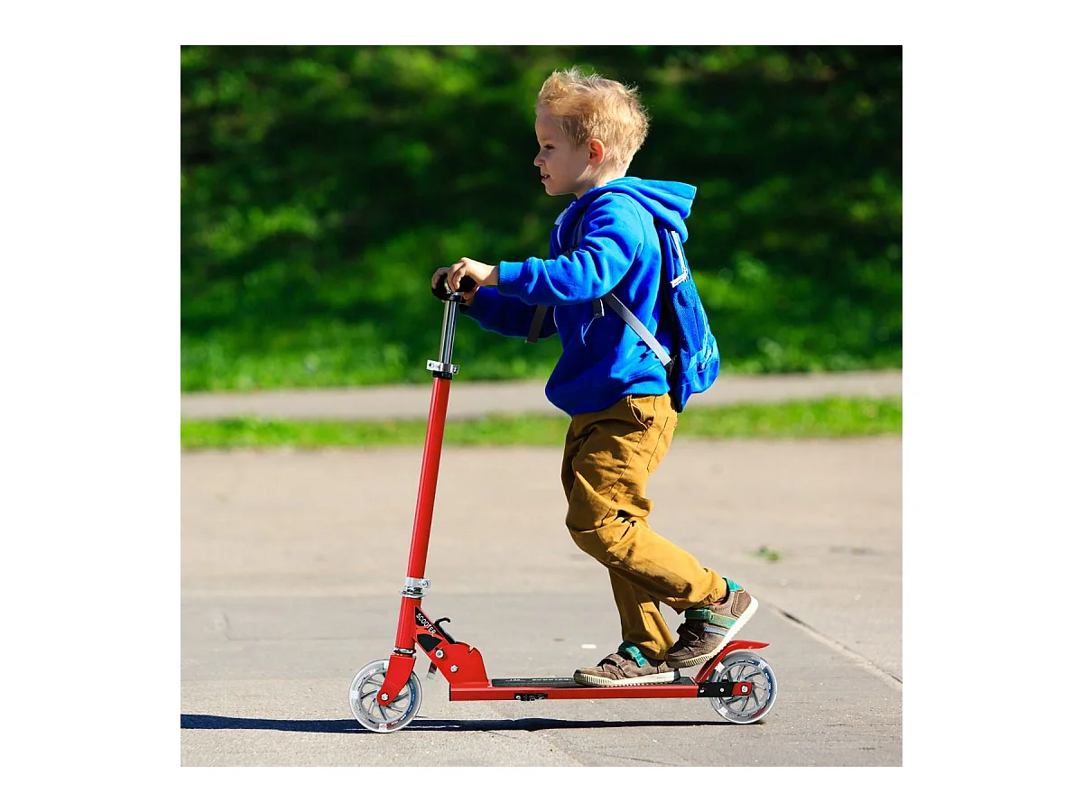 Trottinette enfant 2 roues patinette enfant pliable scooter enfant