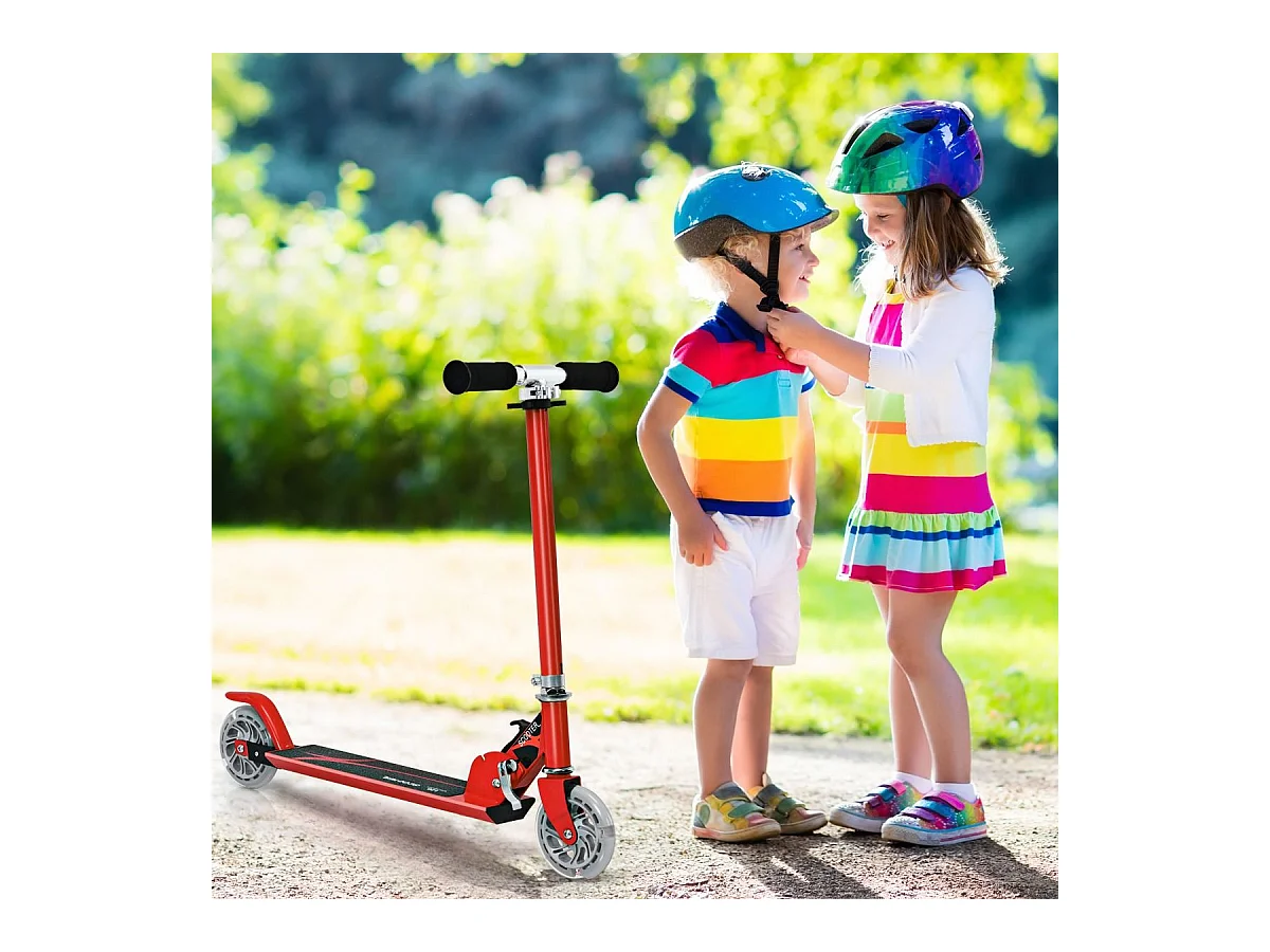 Trottinette enfant 2 roues patinette enfant pliable scooter enfant
