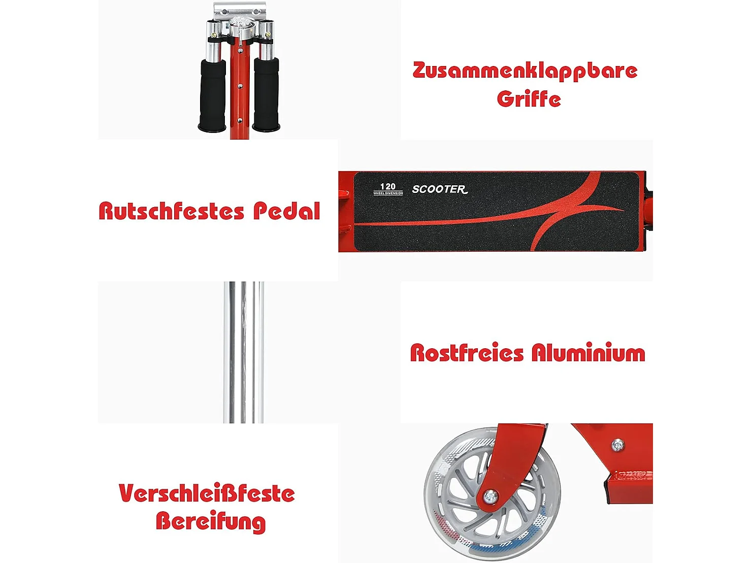 Trottinette enfant 2 roues patinette enfant pliable scooter enfant