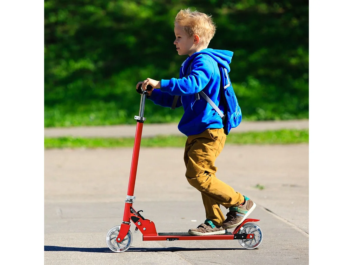 Trottinette enfant 2 roues patinette enfant pliable scooter enfant