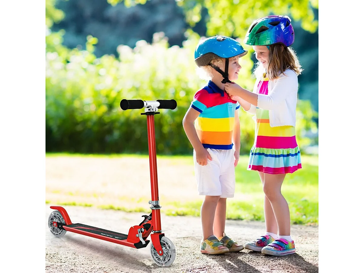 Trottinette enfant 2 roues patinette enfant pliable scooter enfant