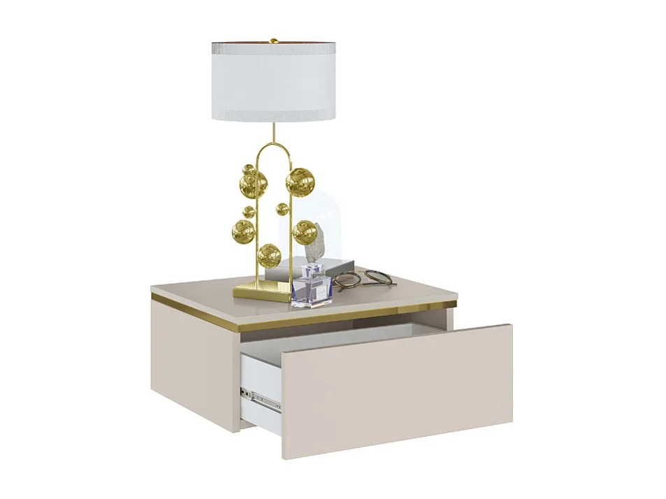 Mesa de Cabeceira AMBIHOME ALURA - Caxemira, C49xP38xA20cm