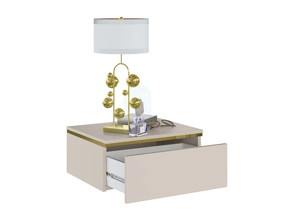 Mesa de Cabeceira AMBIHOME ALURA - Caxemira, C49xP38xA20cm