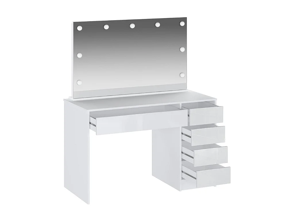 Toucador c/espelho AMBIHOME LITE 02 - Branco, C120xP55xA143cm