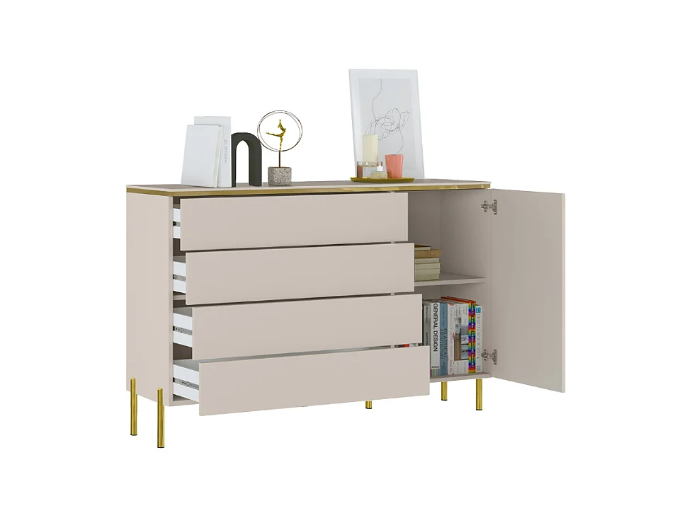 Cómoda AMBIHOME ALURA - Caxemira, C138xP40xA94cm