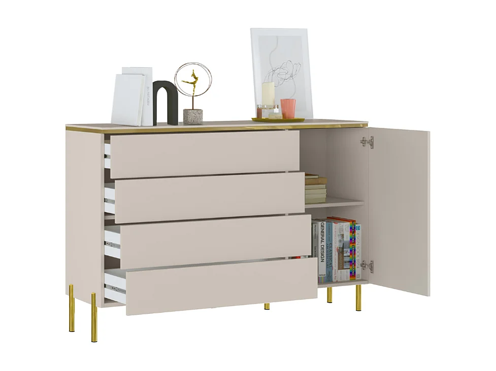 Cómoda AMBIHOME ALURA - Caxemira, C138xP40xA94cm