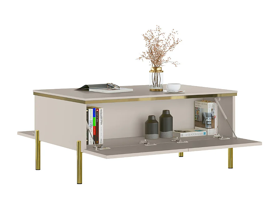 Mesa de Centro AMBIHOME ALURA - Caxemira, C90xP60xA48cm