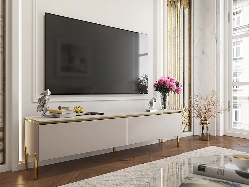 Móvel TV AMBIHOME ALURA - Caxemira, C180xP40xA32cm