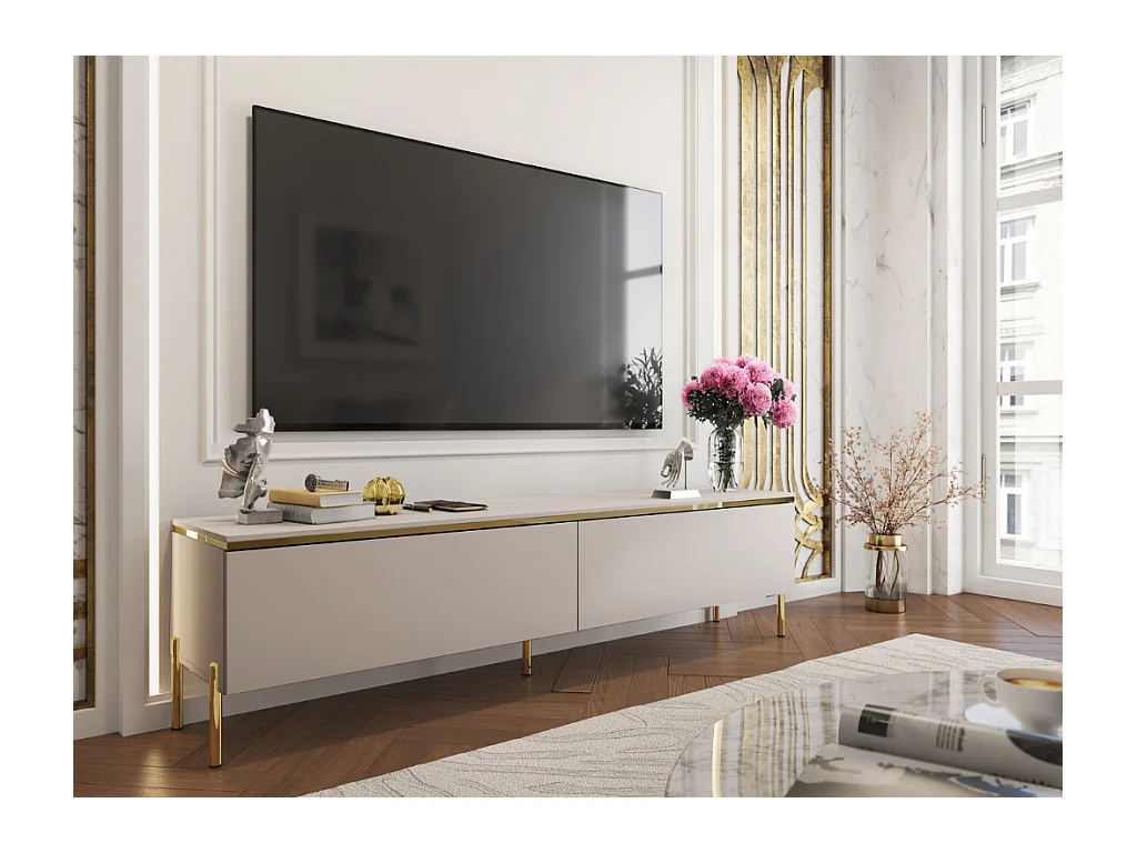 Móvel TV AMBIHOME ALURA - Caxemira, C180xP40xA32cm