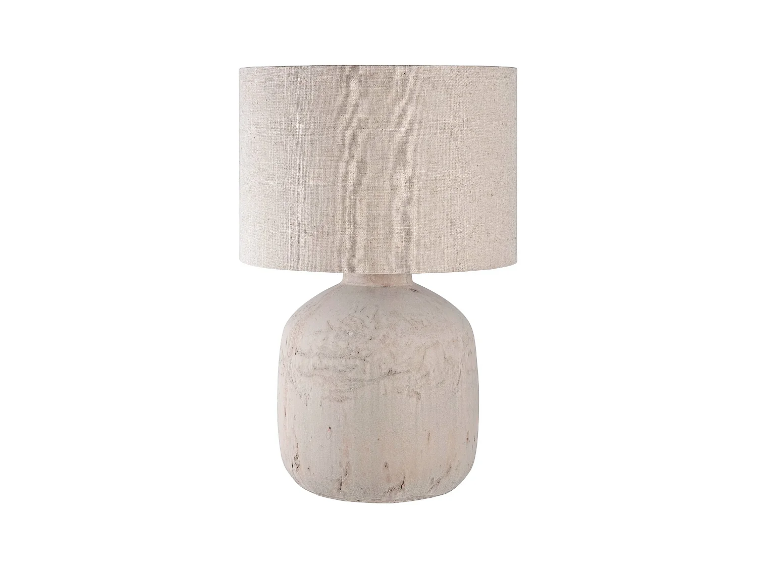 Lampe de table BILBY – Base en céramique et abat-jour textile