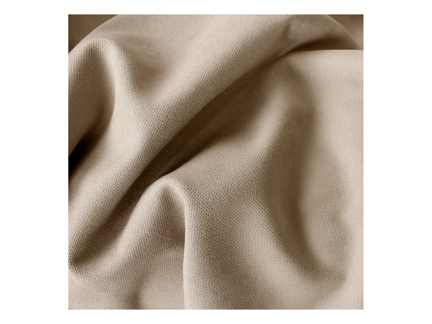 2 rideaux thermique à œillets, beige naturel, 135x240cm, doublure polaire, collection Nordica