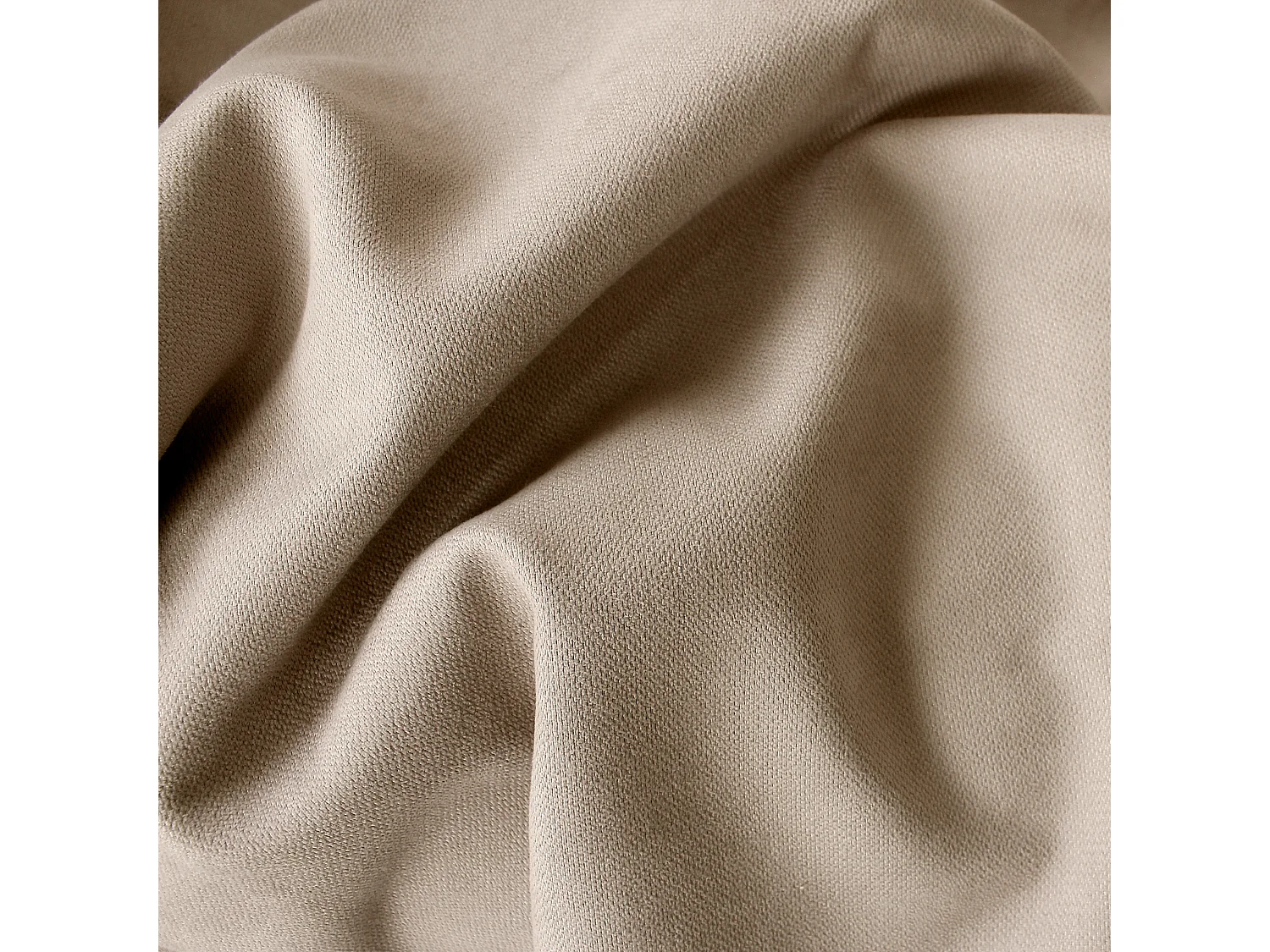 2 thermische gordijnen met zeilringen, naturel beige, 135x240cm, fleece voering, collectie Nordica