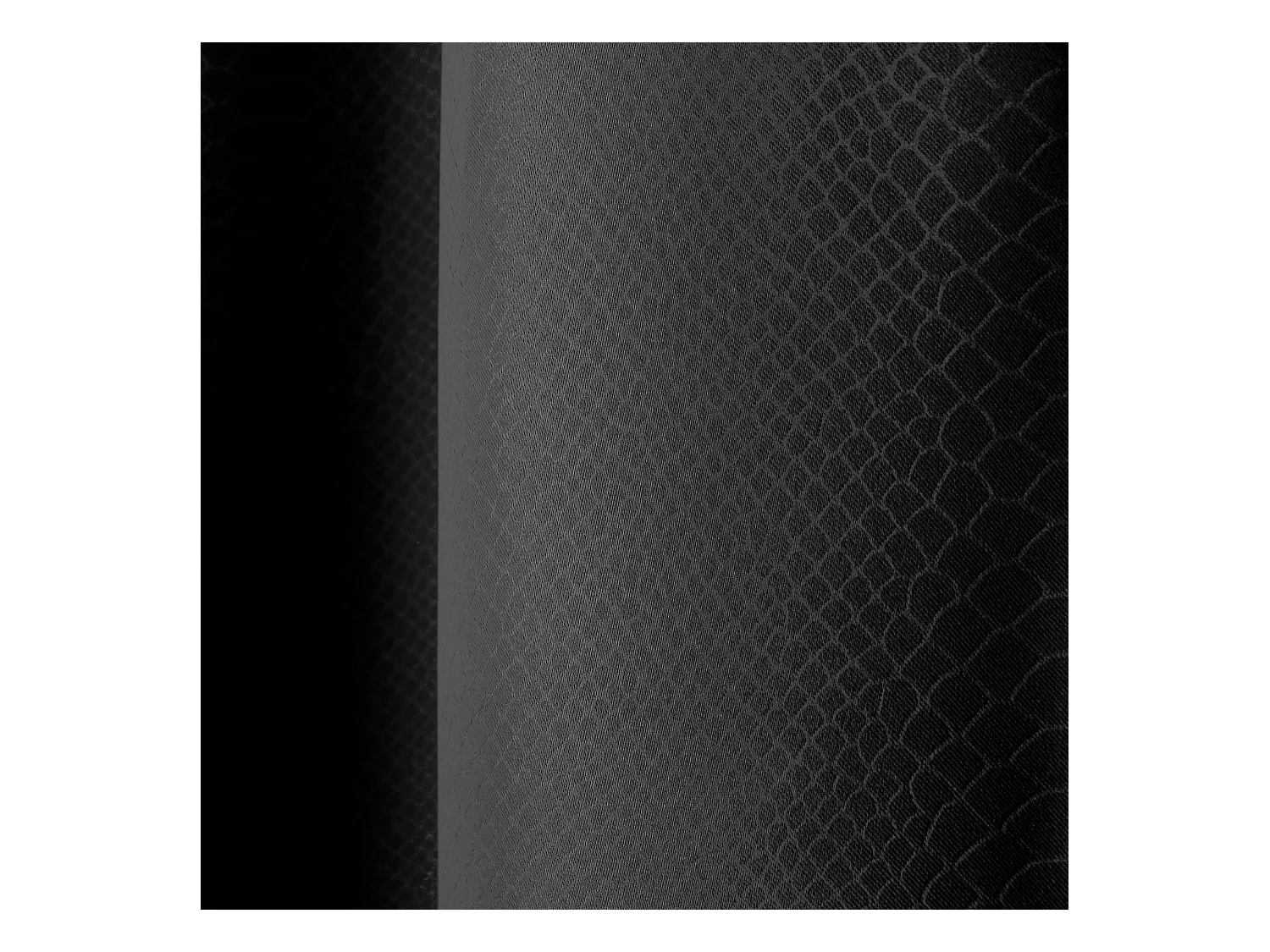 Lot de 2 rideaux occultants, avec oeillets, 140x240cm, noir, motif écaille, collection Crocodile