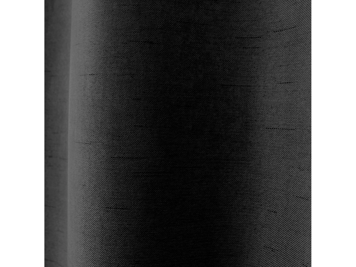 Lot de 2 Rideaux Obscurcissant Fileté avec Œillets, 140x240cm, 100% polyester, Collection Floppy, CMADECO - Noir