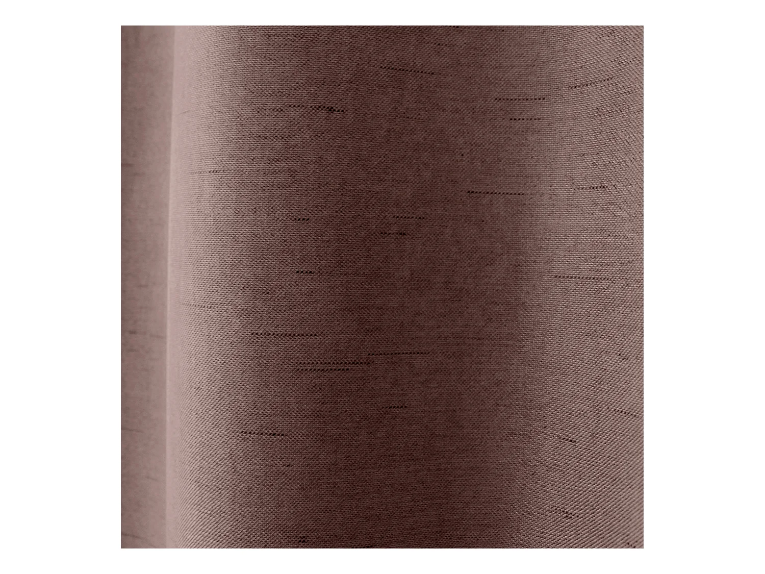 Lot de 2 rideaux obscurcissant thermique fileté avec oeillets, marron glacé, 140x240cm, 100% polyester, collection Floppy