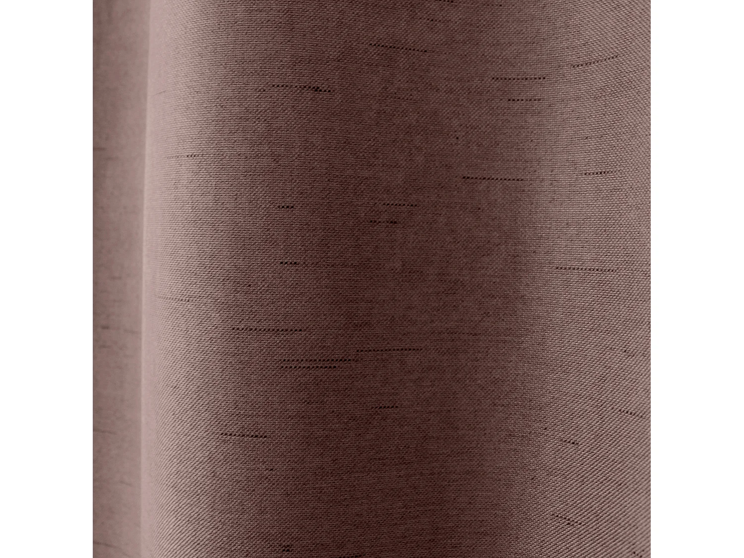Lot de 2 Rideaux Obscurcissant Fileté avec Œillets, 140x240cm, 100% polyester, Collection Floppy, CMADECO - Marron