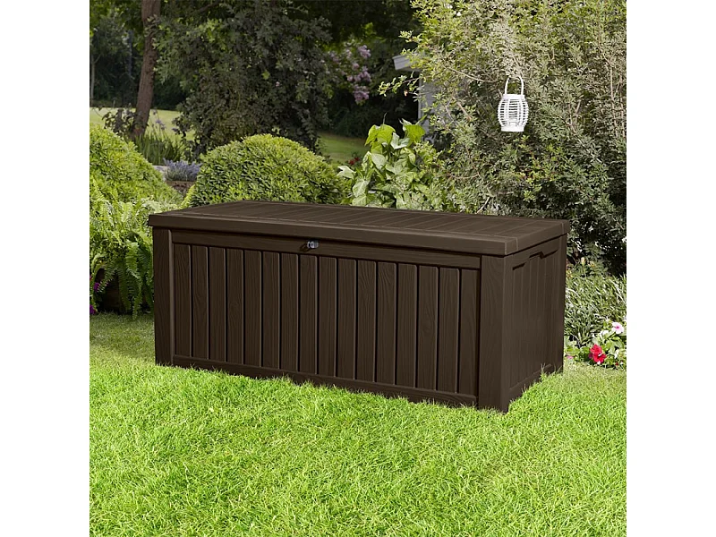 Coffre de jardin en résine pour l'extérieur MaxiBox Resin