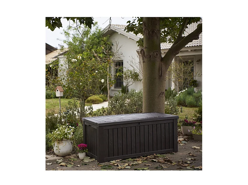 Coffre de jardin en résine pour l'extérieur MaxiBox Resin