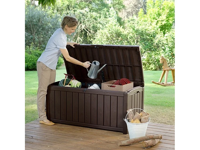 Baule da esterno multifunzione in resina per giardino ResiBox Garden