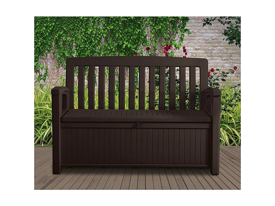 Banc de jardin avec coffre extérieur ComfyBench Box