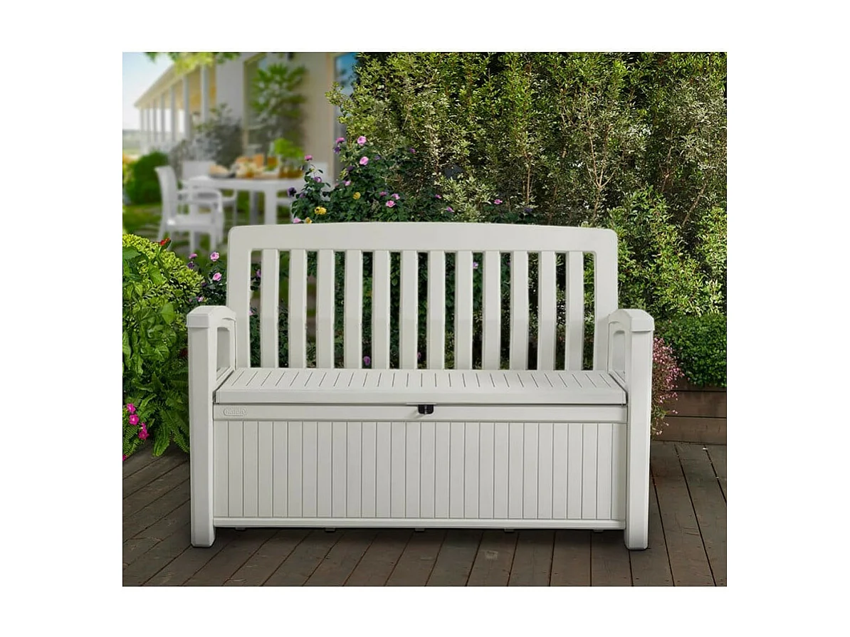 Panca da giardino con contenitore esterno ComfyBench Box