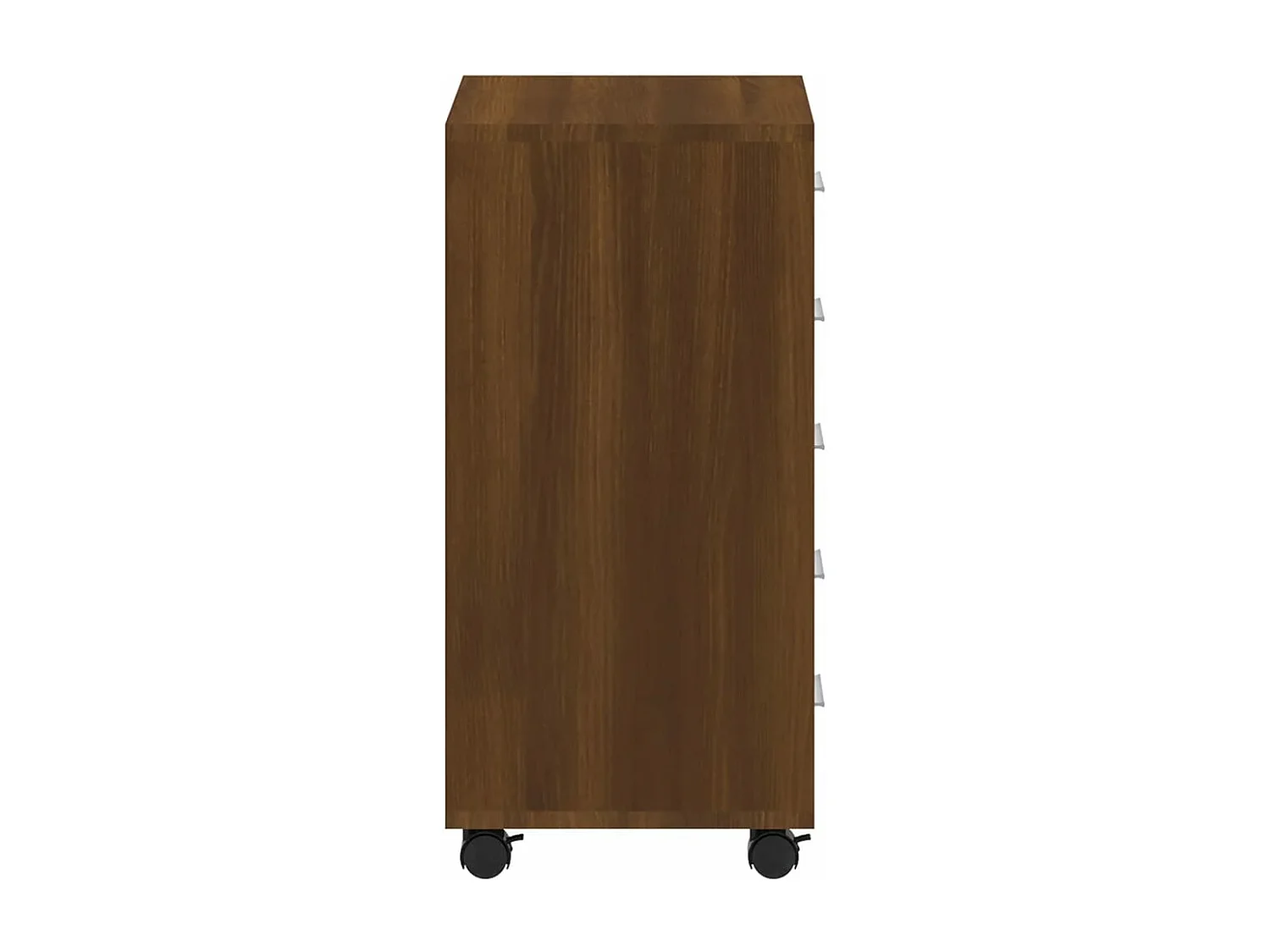 Armoire à tiroirs avec roulettes Chêne marron Bois d'ingénierie