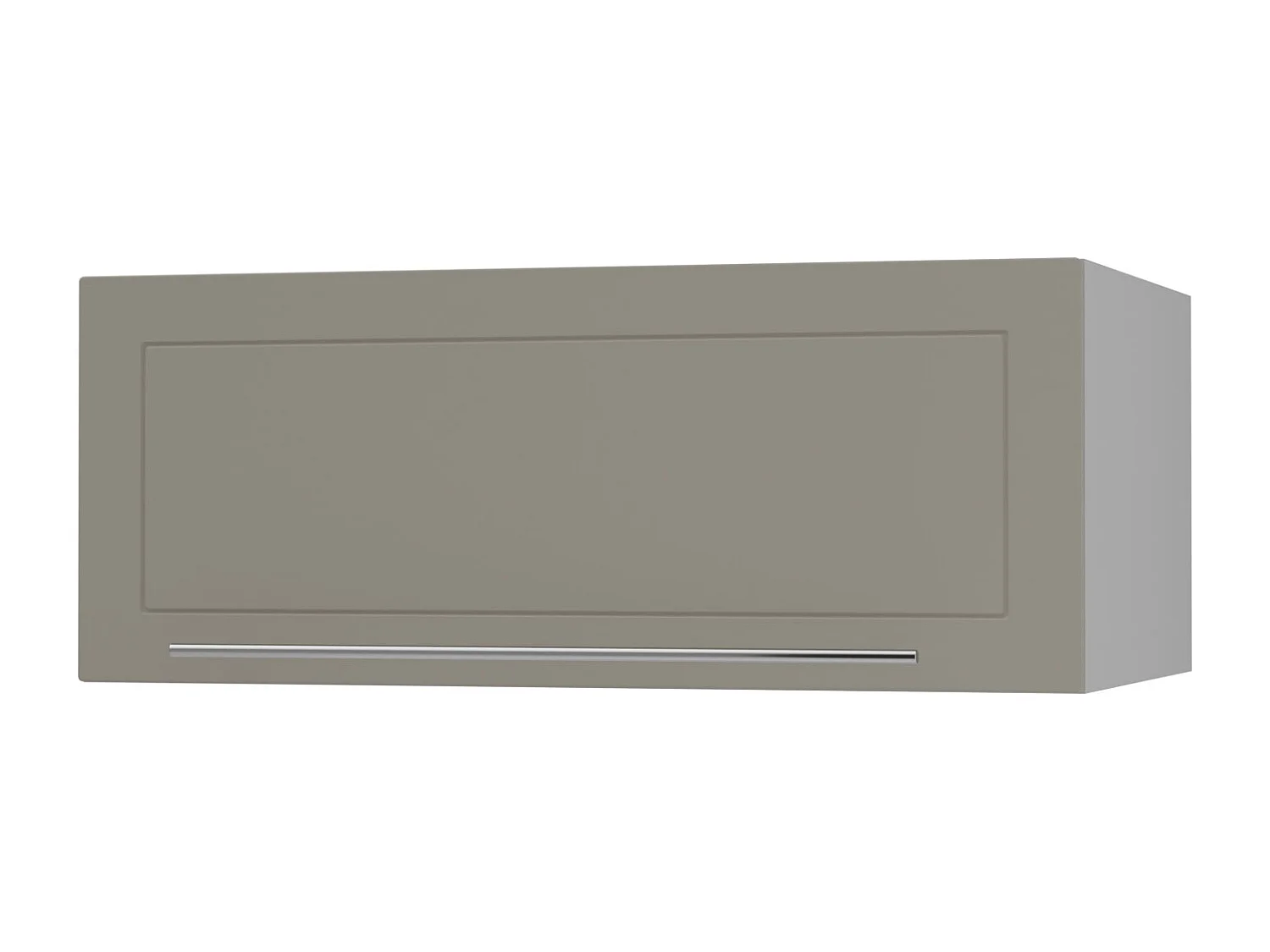 KLAPPHÄNGESCHRANK Kvantum W6B/90 Beige Matt / Grau Matt 90 / 59 / 36cm